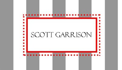 Stripe Enclosure – Grey with Red Dots