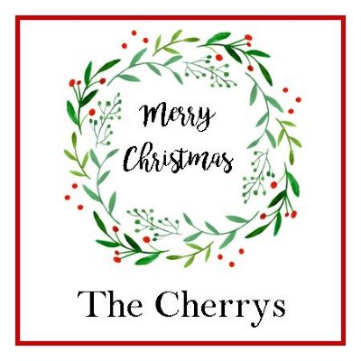 Merry Wreath Enclosure — Set of 16